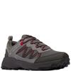 COLUMBIA MENS WATERPROOF LACE TRAINER - GREY RED